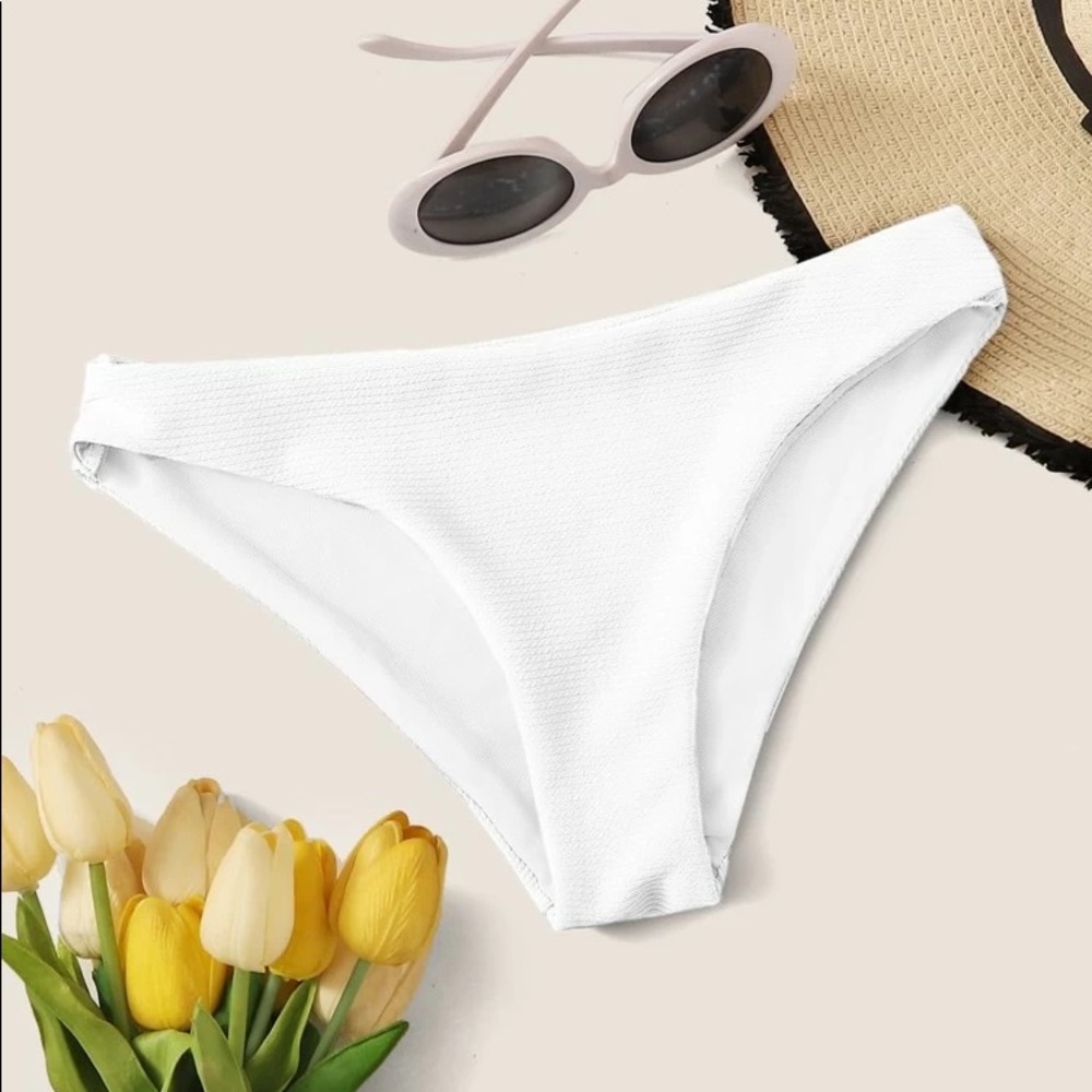 NWOT White Bikini Bottom